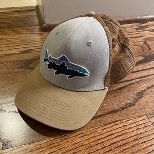 Patagonia Brown Mesh Snapback Cap